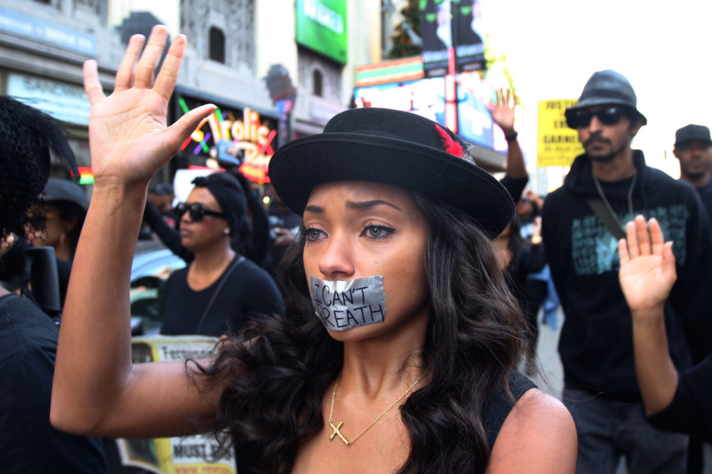 Demonstrations Over Recent Grand Jury Decisions In Police Shooting Deaths Continue